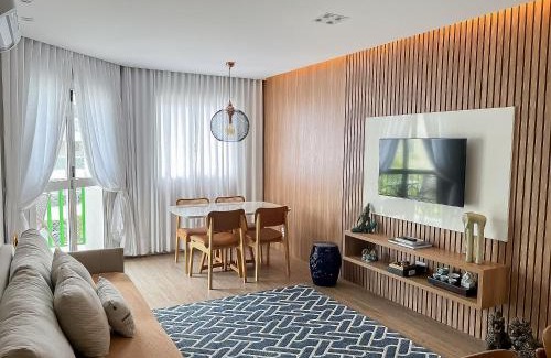 Riviera de Sao Lourenco Apartamento | Riviera Sofisticado e Moderno - Enxoval Completo