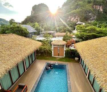Krabi Casa | Rock reef aonang villa 2unit mountainview