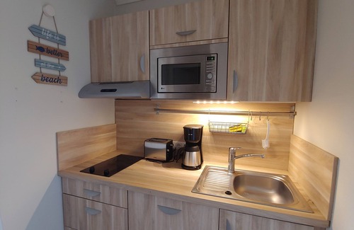 Schonberg Apartamento | Rocksteins Nr. 2 - cozy vacation apartment, close to the beach, the Baltic Sea on the horizon