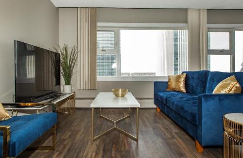 Downtown Edmonton Apartamento | Rogers Place King Bed Studio in Downtown Edmonton