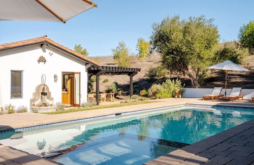 Ballard Casa | Rolling Ranch, Luxury Vineyard Retreat with Pool & Spa on 10 Acres