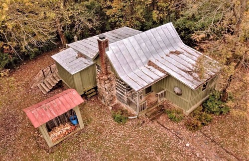 Buena Vista Cabina | Auténtica cabaña de troncos en 250 acres con fabulosas vistas de 360 Mtn