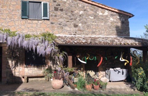 Civitella d'Agliano Casa | Oferta agosto -5%, Casa Desiderio, en Podere Porcino, apartamento romántico