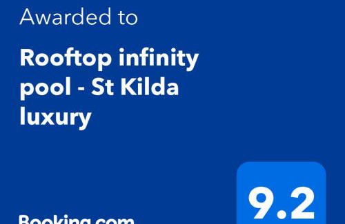 St Kilda Apartamento | Rooftop infinity pool - St Kilda luxury
