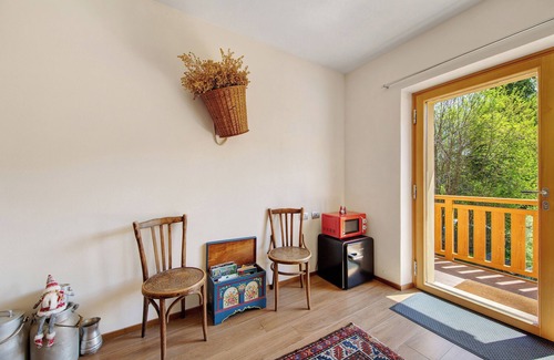 Pieve di Cadore Apartamento | Habitación '1- Nene Cristina' con terraza compartida, jardín privado y Wi-Fi