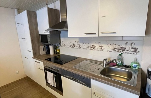 Klosterle Apartamento | Room 3 - Double room, bathroom, WC - Haus St. Martin
