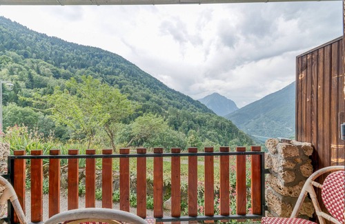 Oz Apartamento | Habitación 'Chambre 4' con vistas a la montaña y balcón