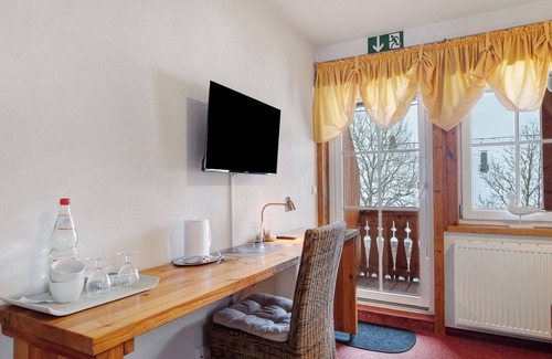 Sankt Georgen im Schwarzwald Apartamento | Habitación 'Doppelzimmer Mit Balkon 24' con jardín compartido, balcón y Wi-Fi