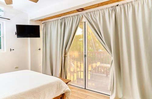 Las Penitas Casa | Room in Lodge - Sandia 8 - Double room with sea view, terrace or balcony