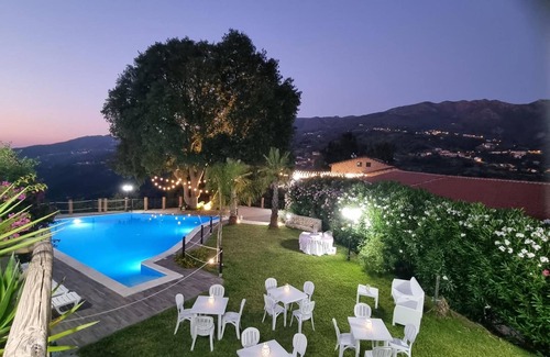 Sant'Angelo di Brolo Apartamento | Habitación 'Infinito' con vistas a la montaña, Wi-Fi y aire acondicionado