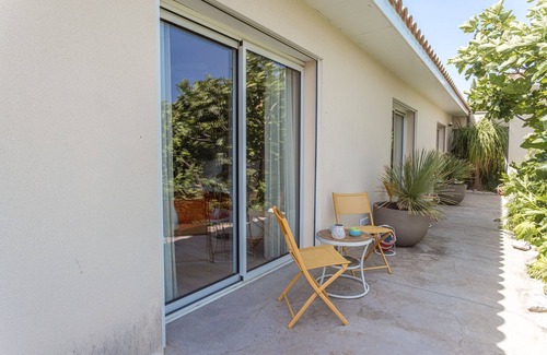 Saint-Nazaire Apartamento | Habitación 'Nomade' con piscina compartida, Wi-Fi y aire acondicionado