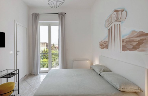 Pagani Cama Y Desayuno | Habitación 'Pompei' con terraza compartida, Wi-Fi y aire acondicionado