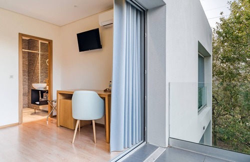 Ventosa Apartamento | Habitación 'Queen 4 - Oak Nature' con piscina compartida, terraza compartida y Wi-Fi
