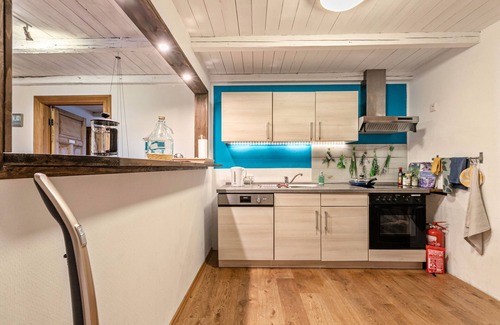 Cecilienkoog Apartamento | Habitación 'Türkis' con jardín compartido