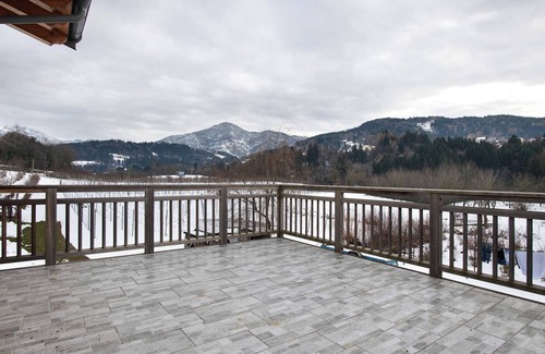 Bosentino Apartamento | Habitación 'Viola' con vistas a la montaña, terraza compartida y Wi-Fi