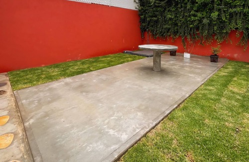 Santa María Tonantzintla Casa | Room with garden. Cholula