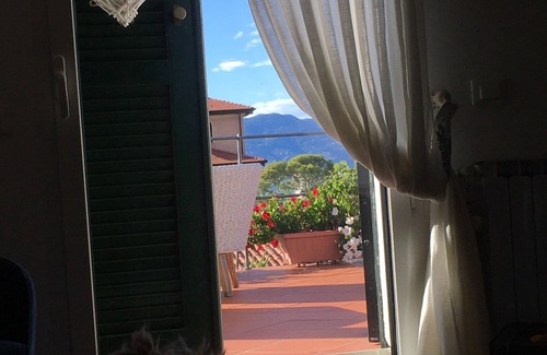 Lerici Villa | Habitación con vista al mar terraza