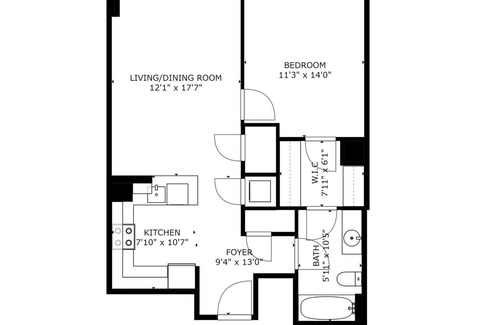 Eisenhower East Apartamento | Roomy 1BR in Alexandria with Gym and Rooftop Pool