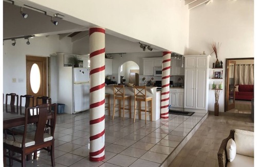 Estate Whim Casa | Roomy 3 bedroom two bath structure on a hill overlooking the Caribbean Sea