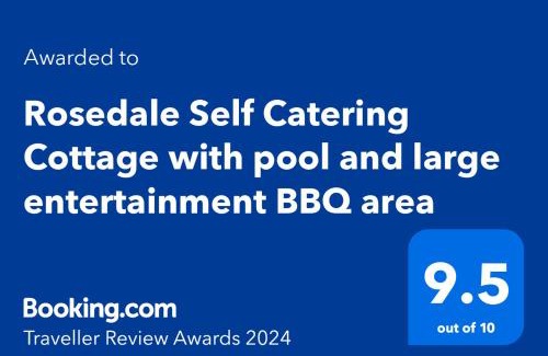 Rosetta Casa | Rosedale Self Catering Cottage with pool and large entertainment BBQ area