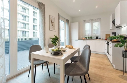 Heilbronn Apartamento | Rosenberg-oase - Stellplatz, 2zi/78m²/4p, Terrasse, Eparken in 100m