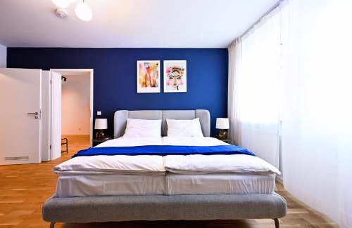 Fuerth Apartamento | Rosengarten Apartments Fürth, Moderne Serviced Apartments in Citylage, ganze Ferienwohnung 50 m2, nahe Nürnberg, Metro, Sauna