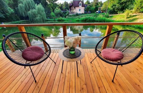 Susiec Casa | Roztoczański Domek nad Stawem z jacuzzi