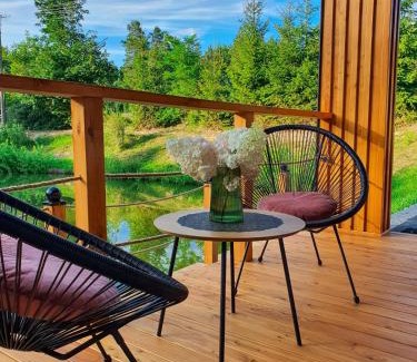 Susiec Casa | Roztoczański Domek nad Stawem z jacuzzi
