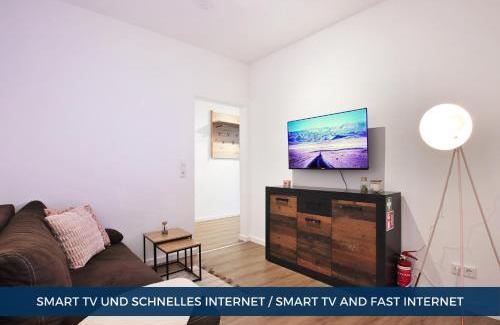 Stadtkern Apartamento | RtR Essen - Für bis zu 8 Personen - Voll ausgestattet - Zentral Limbecker Platz - Messe - Uniklinikum - Smart TV - Modern