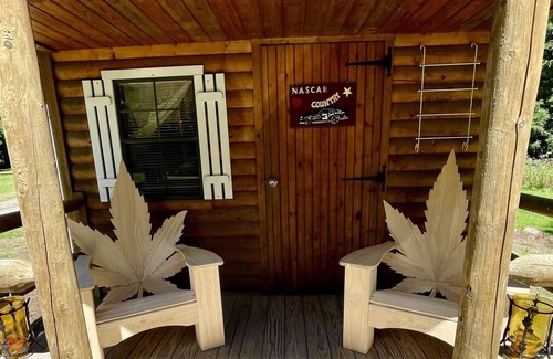 Brooklyn Cabina | Ruby Kush Cabin w/ sleeping loft on cannabis friendly campground