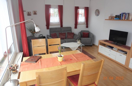 Norddeich Casa | Ruhig Gelegene Ferienhaus Fußläufig zum Strand. ca. 62 m² für 4 Pers.+kleinkind