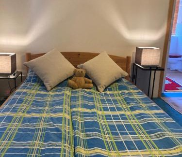 Mittelmeiderich Apartamento | Ruhiges ganzes Apartment 45 m zwei Zimmer Gresses Bad Badewanne Kochnische