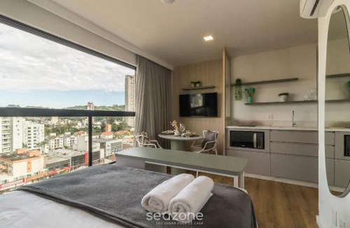 Itoupava Seca Apartamento | RUP - Estudios Equipados en Edificio con Piscina