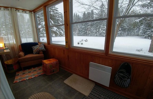 Mont-Tremblant Chalet De Esquí | Le Rusti Shak / 4 estaciones chalet / Waterfront Mont-Tremblant / Laurentides
