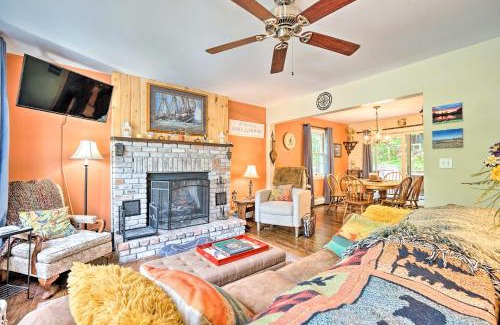 Chestertown Casa | Rustic Adirondacks Home with Hot Tub and Lake Access!