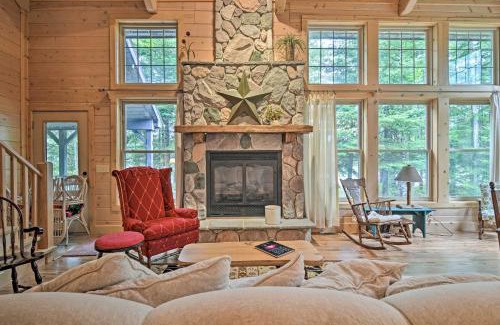 Tower Casa | Rustic and Modern Home with Fire Pit on Tower Pond!
