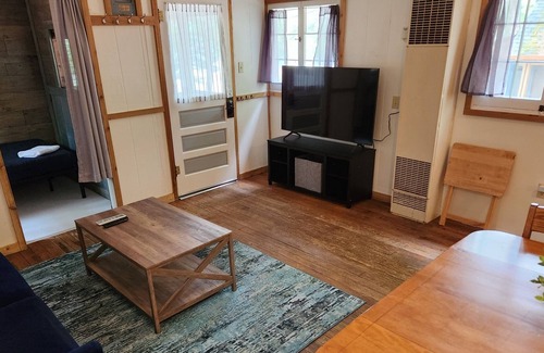 Mayfield Cabaña | Rustic Cabin on Arbutus Lake w/Pontoon Rental