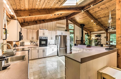 Otis Casa | Rustic-Chic Home w/ Decks: Pool + Lake Access