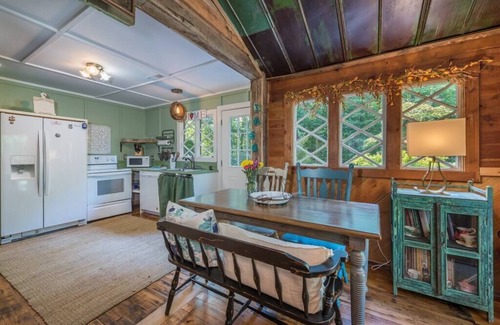Mill Spring Cabaña | Rustic Cottage in the Woods Close to Tryon Equestrian Center
