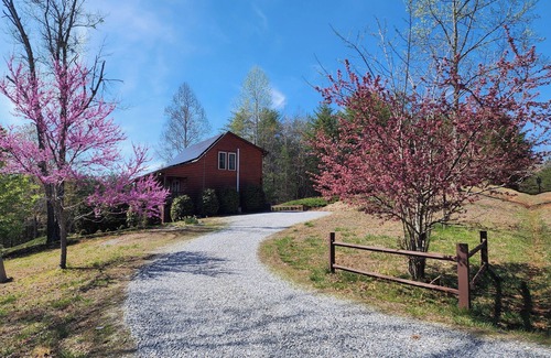 Sweetbriar Farms Cabina | Rustic Eco-friendly Log Cabin Stunning Views 2+acres