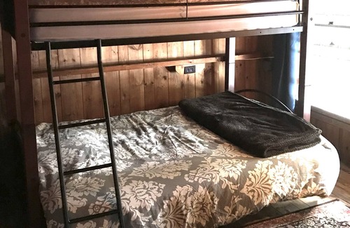 South Casco Cabina | Cabaña rústica para familias en el lago Sebago - Playa privada de arena