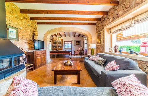 Sa Pobla Chalet De Esquí | Finca rústica en Mallorca Can Colis con piscina