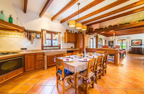 Sa Pobla Chalet De Esquí | Finca rústica en Mallorca Can Colis con piscina