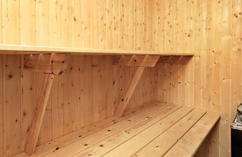 Sundstrup Casa | Casa de vacaciones rústica en Hojslev con sauna