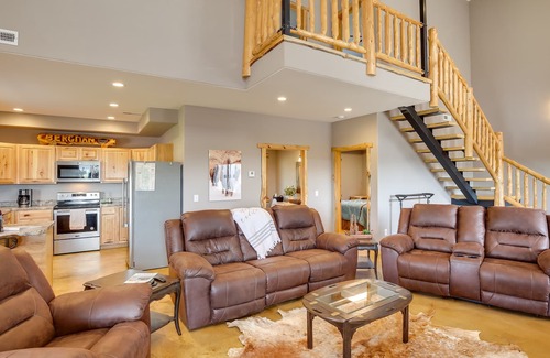 Piedmont Casa | Rustic Home w/ Grill, Fireplace, 13 Mi to Sturgis!