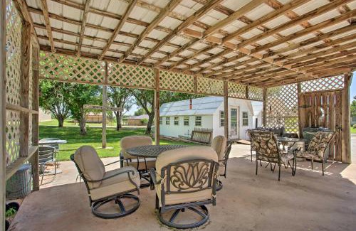 Custer County Casa | Rustic Home with Patio, 1 Mi to Sunset Beach!
