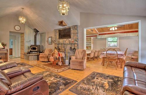 Custer County Casa | Rustic Home with Patio, 1 Mi to Sunset Beach!