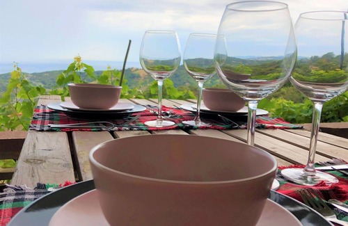 Pineda de Mar Casa | Rustic house on montain with privileged views of Mediterranean sea