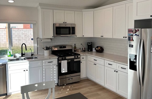Chino Casa | Rustic, Modern Home with XL Backyard. Near Orange County and Los Angeles County!