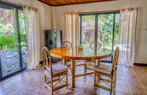 Savegre Casa | Rustic mountain-view home near the beach with private pool, deck, W/D, & WiFi